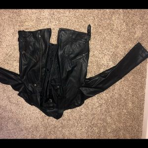 Faux Leather Jacket